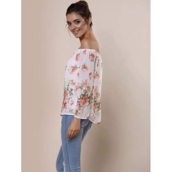 Floral Off The Shoulder Top - Picture 9 of 12